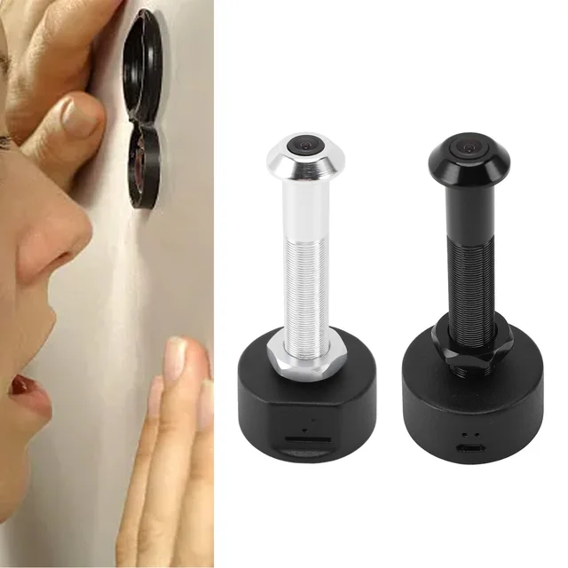 Digital Door Viewer Mobile Detection 170° Wide Angle Lens 1080P HD Smart Peephole Camera Sturdy Lens with APP for Home Security 4
