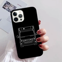 EMT EMS Ambulance Design Phone Case Cover for iPhone 12 or12 Pro (01)