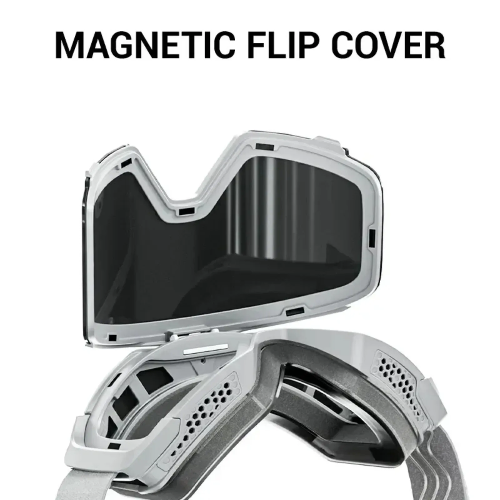 Kapvoe Flip Ski Goggles Photochromic Set Winter Professional Men Women Magnetic Quick-Change Anti-Fog Snowboard Goggles Adults