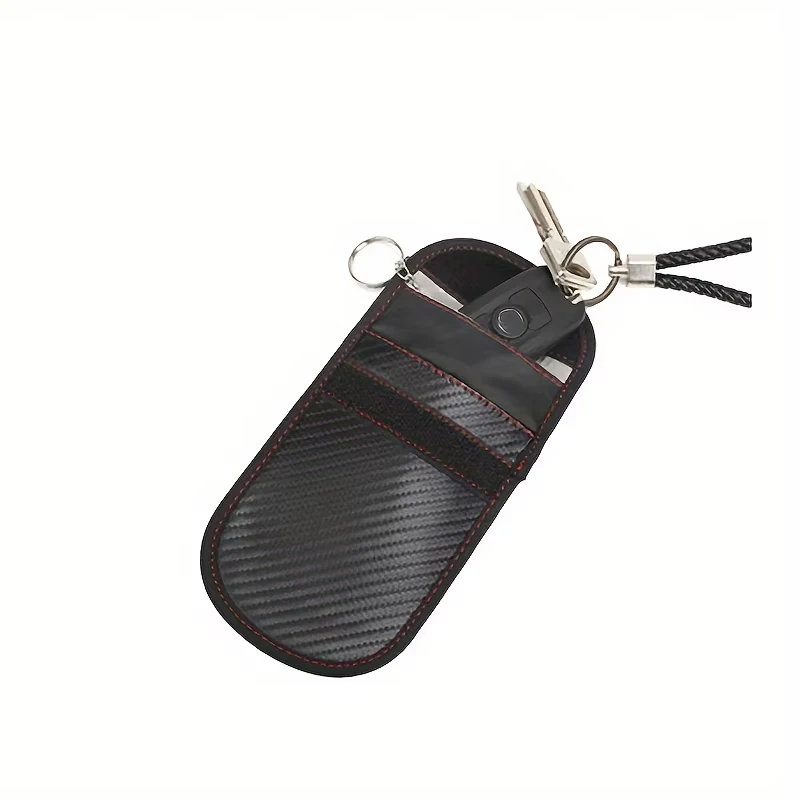 Premium Car Key Signal Blocker Pouch – RFID Blocking Faraday Cage Bag