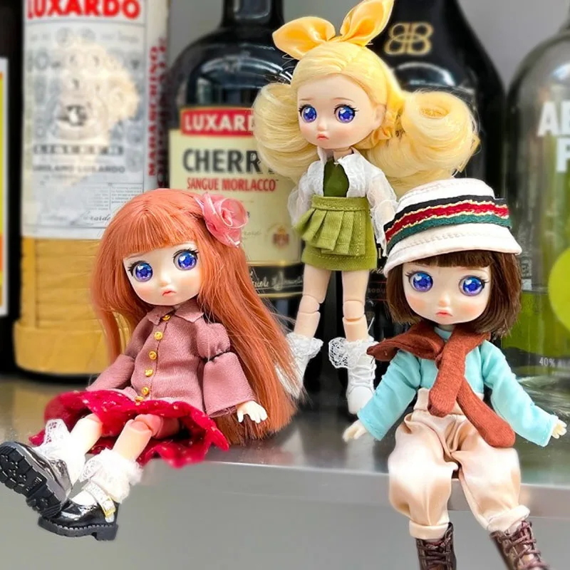 

Lady Doolli Ob11 Articulated Doll Replacement Mjd Blind Box Toys Original Action Figure Guess Bag Mystere Cute Doll Kawaii Model