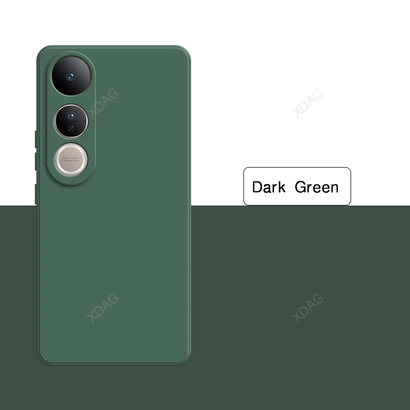 Sleek Liquid Silicone Soft Back Phone Case with Dual Layer Protection