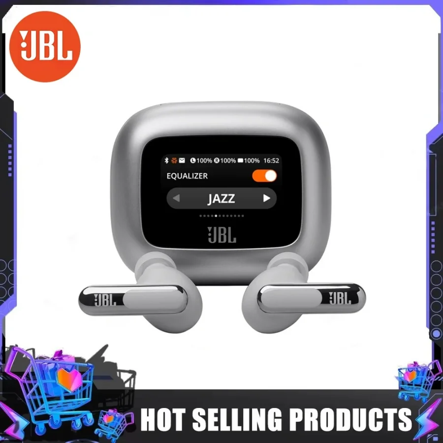 JBL Live Beam 3 Hong Kong Version Refurbished TWS Earbuds BT5.3 48H Playtime IP55 ANC 6 Mics Pure Bass for Sports Travel