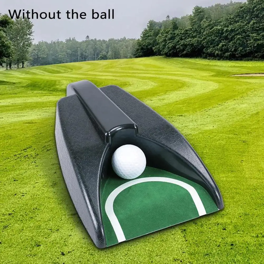 Golf Returner Automatic Training Tool Golf Putting Cup Plastic Practice Putter Set Ball Return Device Machine Indoor Outdoor
