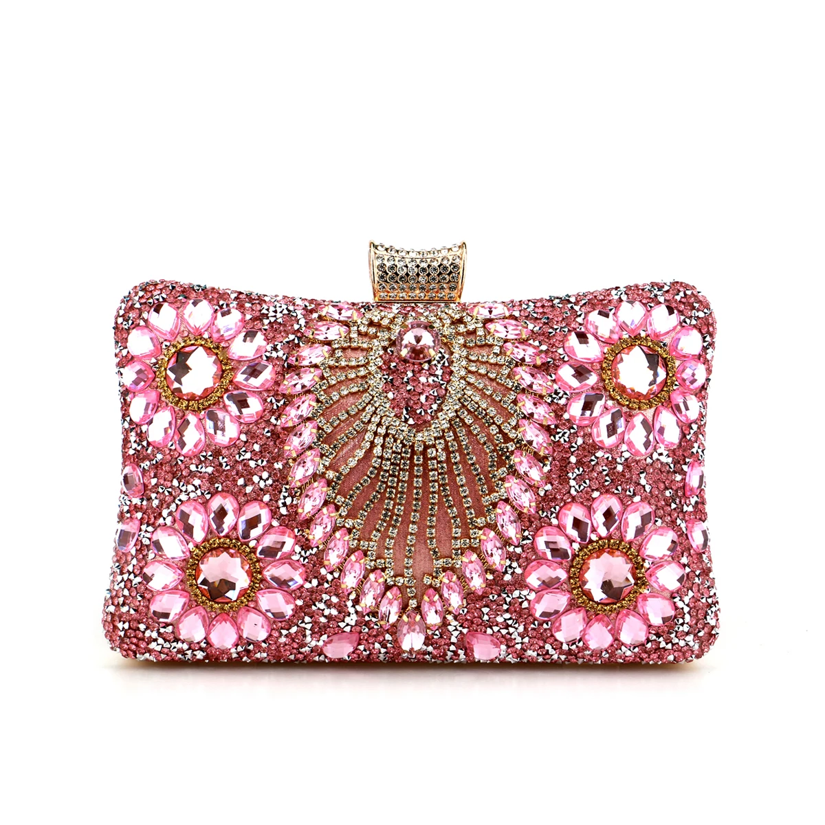 Luxury Diamond Clutch Evening Handbag for Women