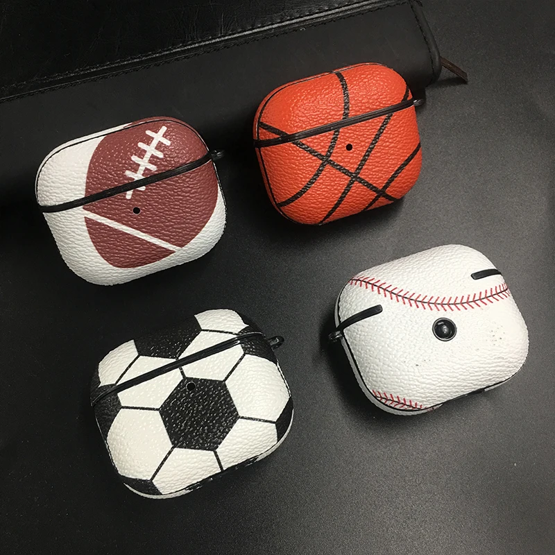 Basketball Design Earphone Case For Apple Airpods 2021 Bluetooth
