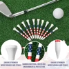 50/100PCS 3-1/4 Inch Golf Tees Bamboo Golf Tees Bulk Long Patriotic Golf Tees USA American Flag Golf Tees Red White and Blue Gol 6