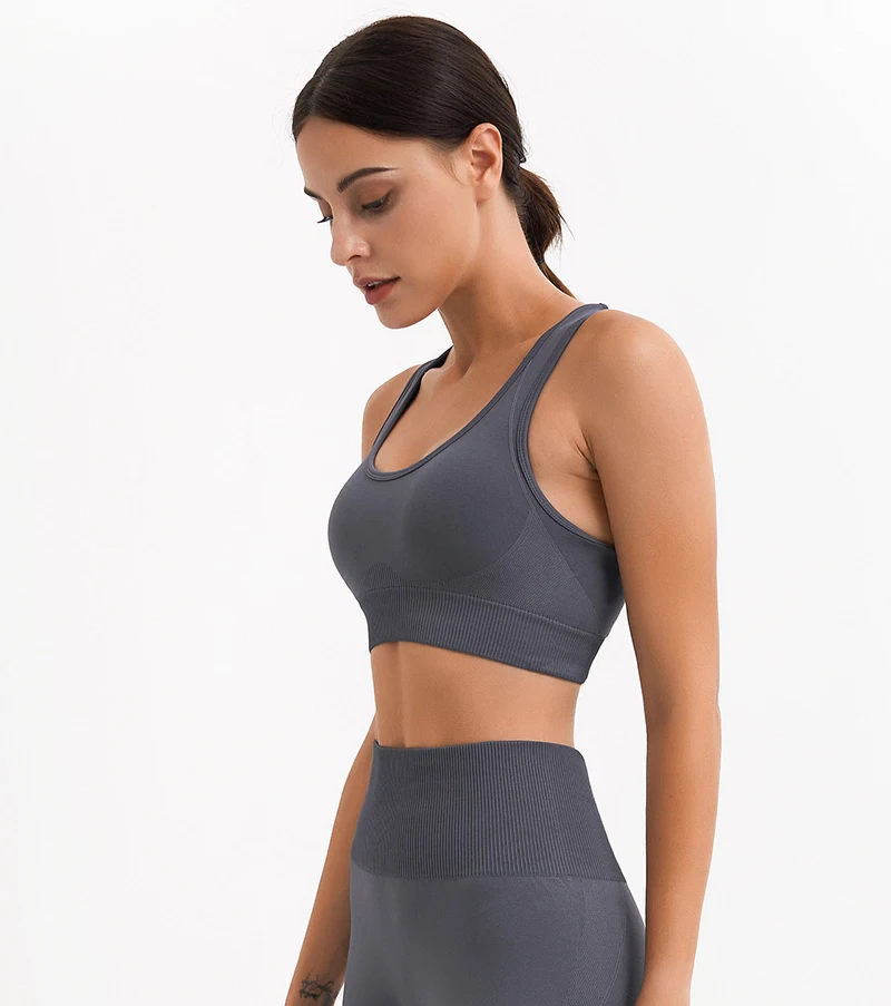 Women's Padded Sports Bra Tank Top – Comfort & Style