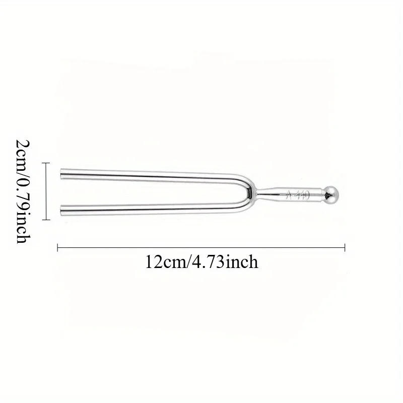 Standard A 440 Hz Tuning Fork Violin Viola Cello A Tone Tuner Stainless Steel Musical Instrument Accessories Gift