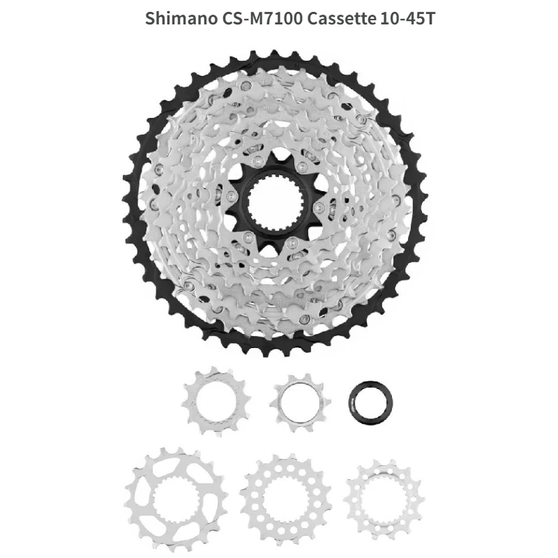 SHIMANO Deore SLX M7100 1X12S Gruppe 12V Schalthebel Hinten Schaltwerk CS 10-51T CN 124L FC-M7100 170MM 34T Mountainbike – Detail 8