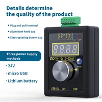 FNIRSI SG-002 4-20mA 0-10V Digital Analog Voltage Signal Generator 0-20mA Current Transmitter Debug Source Calibrator 2