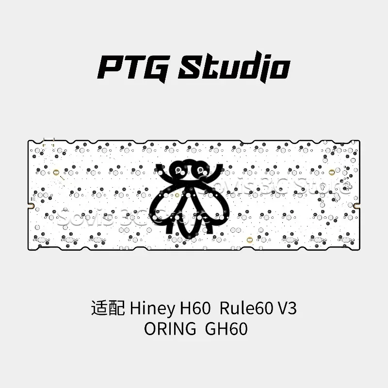 Hiney H60 키보드 PCB 핫 스왑 키보드 포지셔닝 플레이트 Rule60/ORING/GH60/TOFU60 기계식 키보드 액세서리용 맞춤형