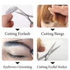 1Pcs Stainless Steel Beard Scissors Hair Shaving Small Scissors Professional Makeup Eyebrows Nose Nail Cuticle Cut Manicure Tool 2