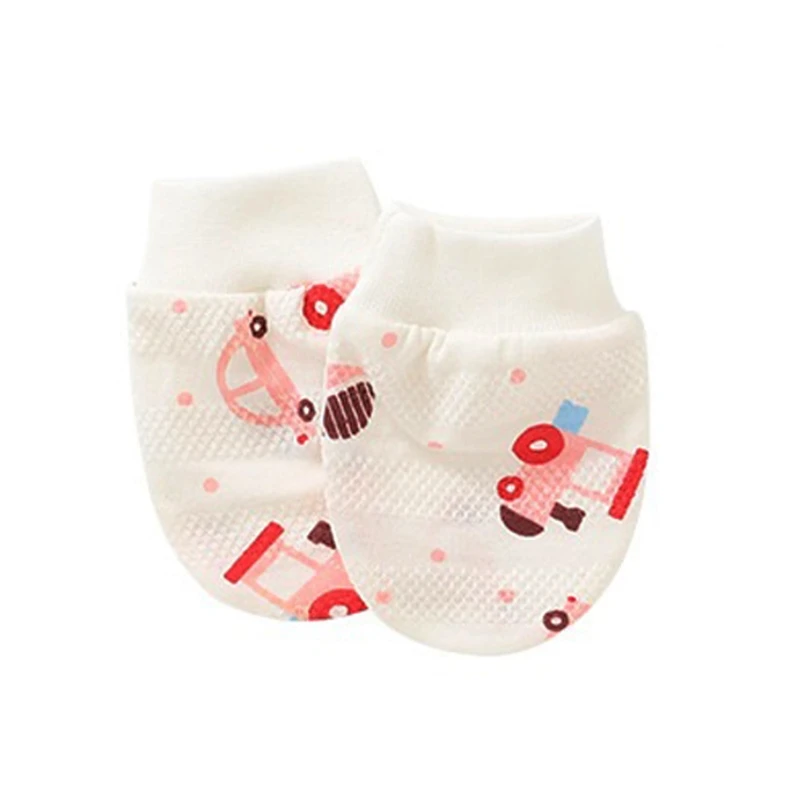 Cotton Baby Infant Anti Scratching Gloves Anti-eat Hand Anti-Grab Face Protect Newborn for Protection Face Mitt 1 Pair