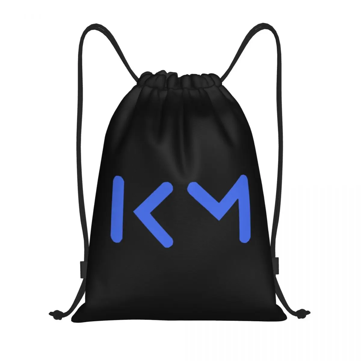 

Blue KM Mbappes Football Soccer Drawstring Backpack Sports Gym Bag for Men Women Training Sackpack