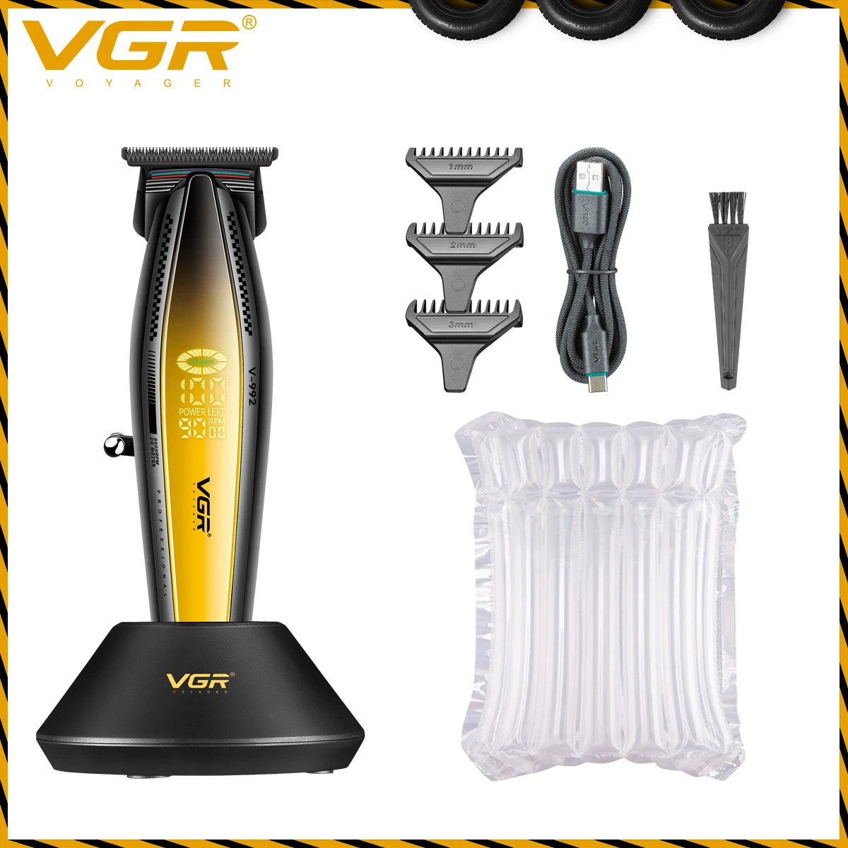 VGR ماكينة تشذيب الشعر ماكينات قص الشعر الاحترافية...