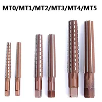 Hand Reamers MT0 /MT1/MT2/MT3/MT4/MT5 9SiCr Fine/Rough-Edge Morse Taper Reamer For Milling Finishing Cutter Tool 1