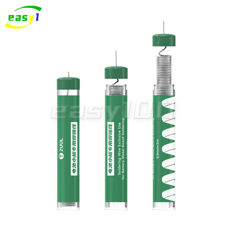 قصدير لحام المعادن والبطاريات 2UUL SC39 (عالي النشاط - 0.8mm) 1