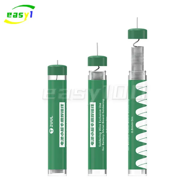 قصدير لحام المعادن والبطاريات 2UUL SC39 (عالي النشاط - 0.8mm) 1