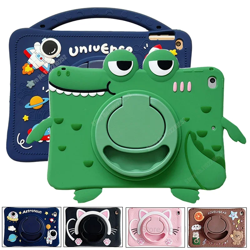 Capa Ipad 360 Rotação Suporte Capa Cases Crianças Ipad 10.2 10 10th Gen ar 10.9 2023 Mini Pro 97 11
