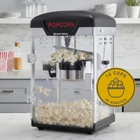 4 Qt Popcorn Machine,	Polycarbonate (PC) Gourmet Popcorns Maker Machine with Nonstick Popcorn Kettle Scoop 1