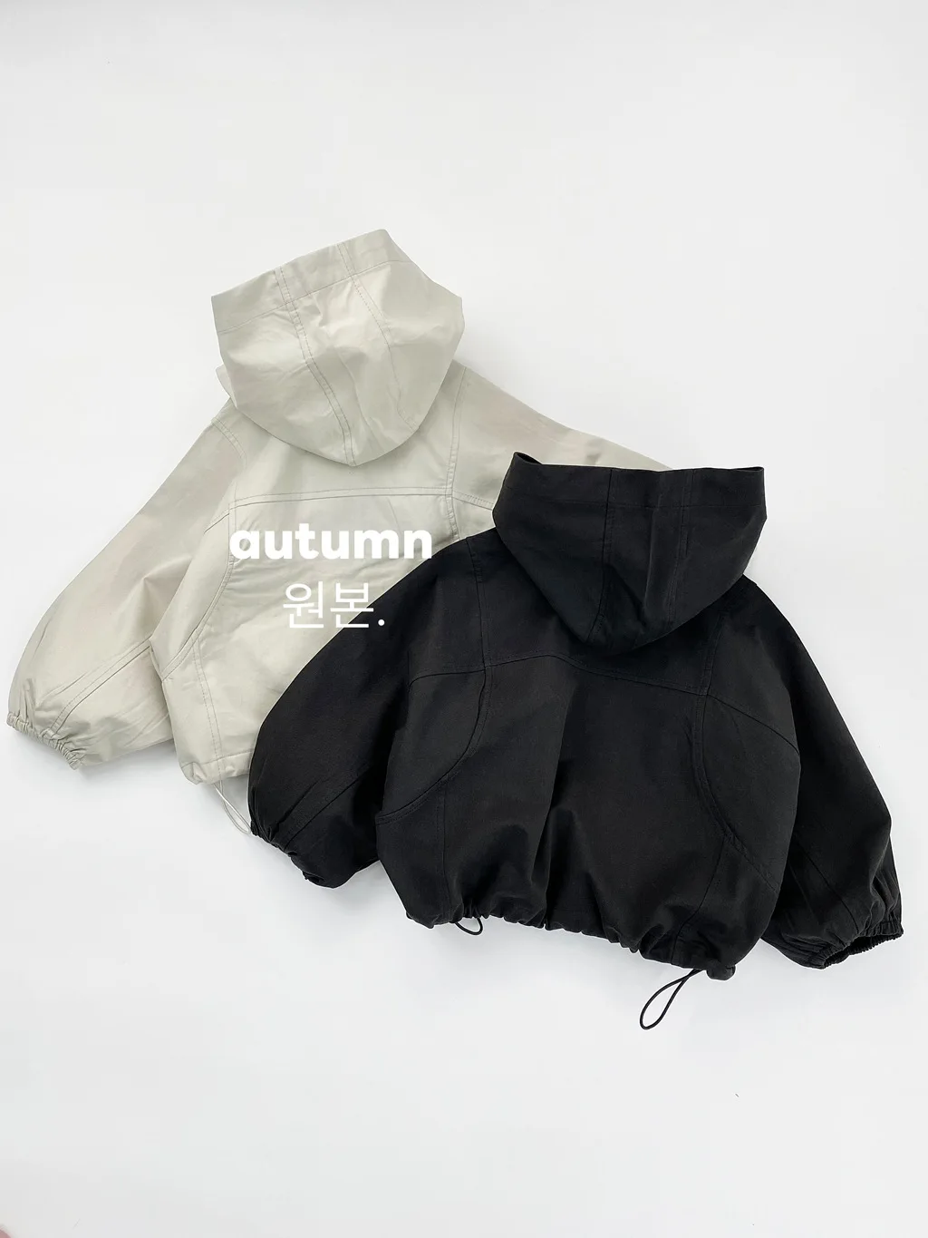  소년 후드 재킷 패션 소녀 캐주얼 가디건 어린이 방풍 코트 2025 가을 신상 어린이 긴팔 코트 솔리드