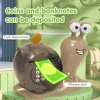 Snail Piggy Bank Cartoon Electronic Money Box Unlocking Password Coin Piggy Bank Safety Saving Money Kid Christmas Toys Gift 4
