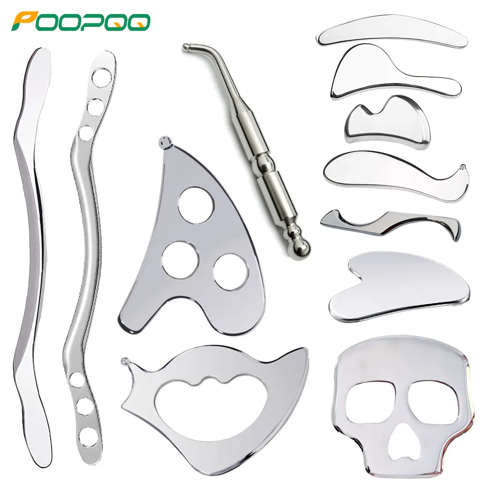 Stainless Steel Gua Sha Scraping Board Massage Tool