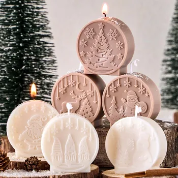 Christmas Ornament Silicone Candle Mold 2