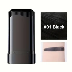 Quick Gray Hair Coverage Stick - Long - Lasting, Easy Application, Portable Hair Dye with Applicator (01)