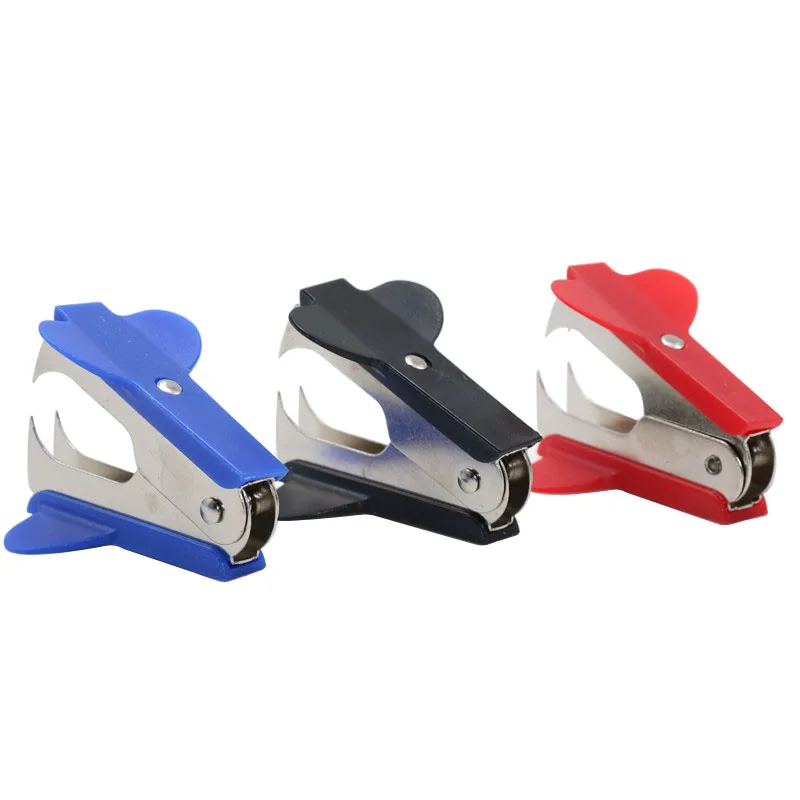 1pcs Portable Staple Remover Less Effort Nail Puller Stapler Nail Clip Tool for Office Binding Supplies Home School Stationery staple remover