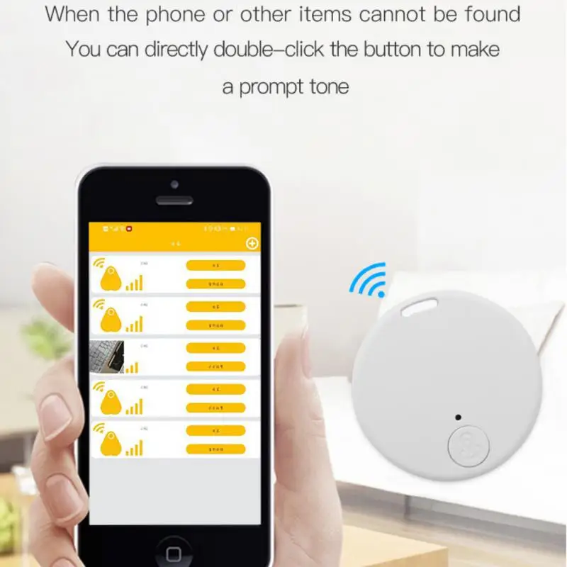 Y02 Two way Search Locator Tracking And Positioning Pet Elderly Children Wallet Smart Finder Round Smart