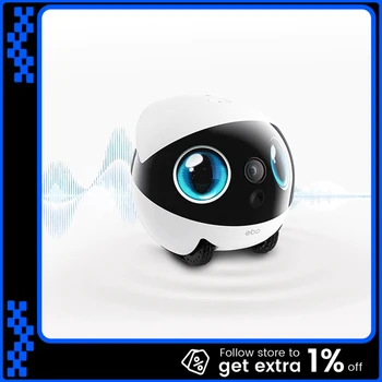Enabot EBO Air 2S Robot intelligente Robot domestico Conversazione video domestica Monitoraggio intelligente degli animali domestici Compagno Telecamera mobile
