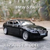 1:32 BMW 5 Series 535i Alloy Car Model Diecast Metal Toy Vehicles Car Model High Simulation Sound Light Collection Gift 1