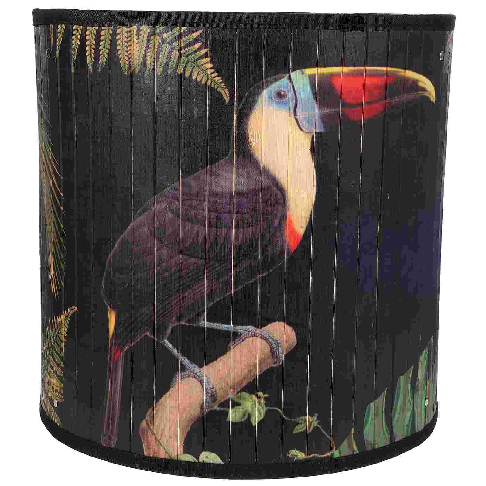 

Light Shade Lamp Cover Decor Lampshade Bamboo Hanging Shades Accessory Ceiling Chandelier