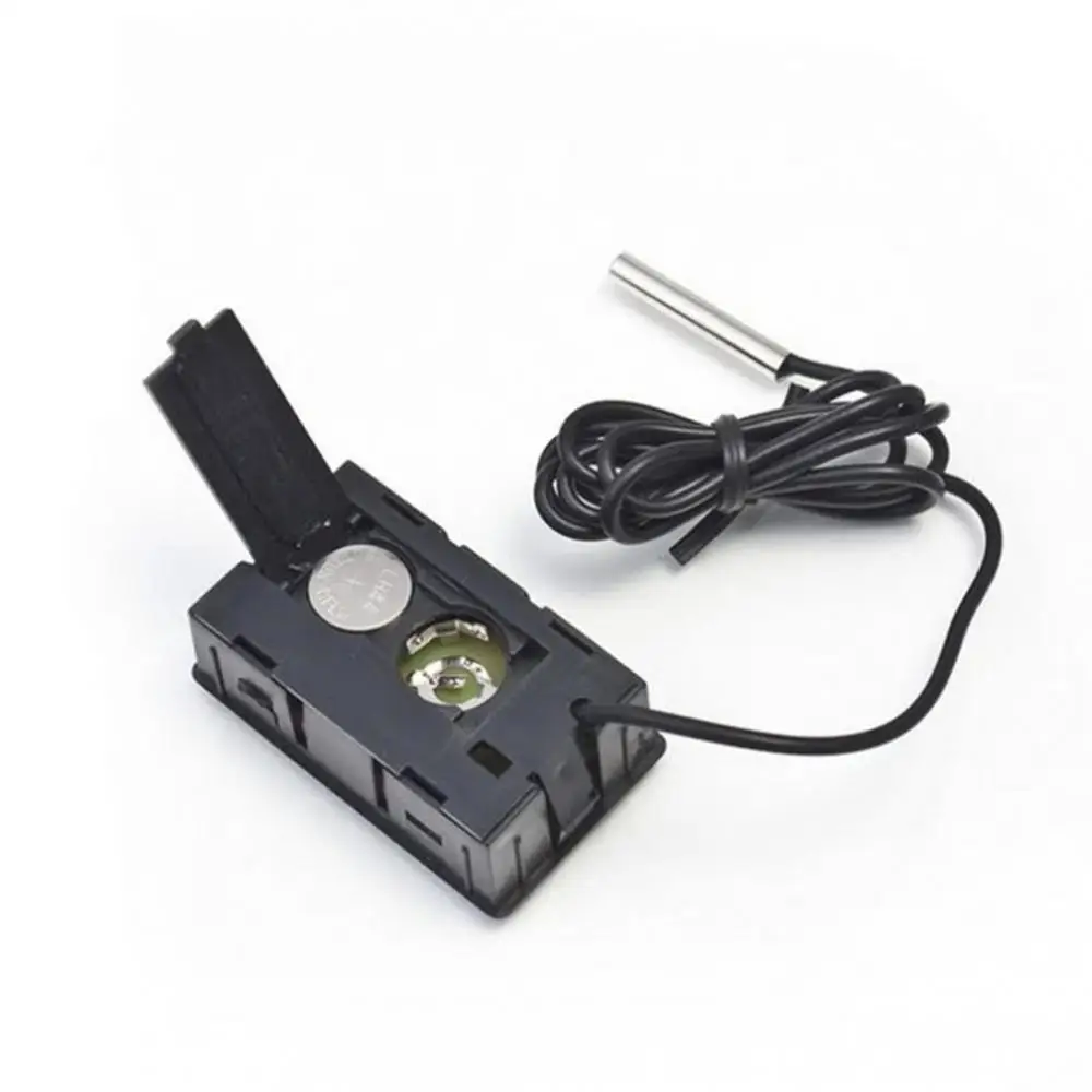 

Embedded Mini Digital Termometro Termometer With Probe And Battery LCD Display -50-110°C For Indoor Fridge Aquarium Home