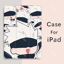 

Cartoon Anime Jujutsu Kaisen Gojo Satoru for ipad air 4 3 case 6 7 8th pro Smart mini 5 tablet Shell Cover Flip Stand Coque