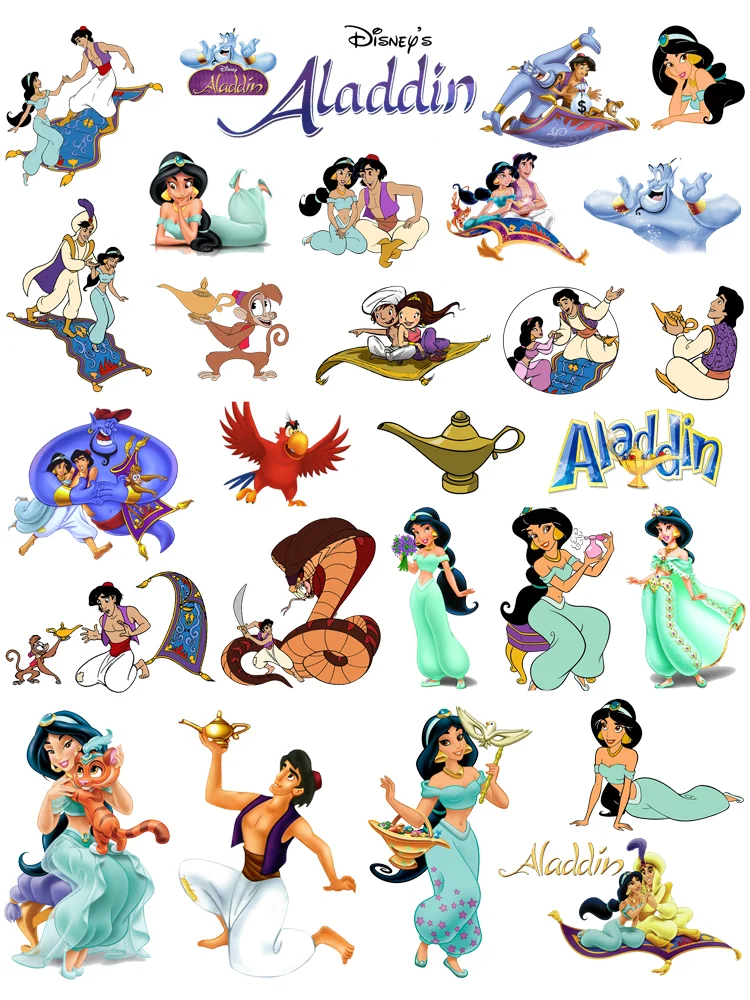 Disney Aladdin Patches Clothes | Disney Princess Jasmine | Disney Patches  Jasmine - Patches - Aliexpress