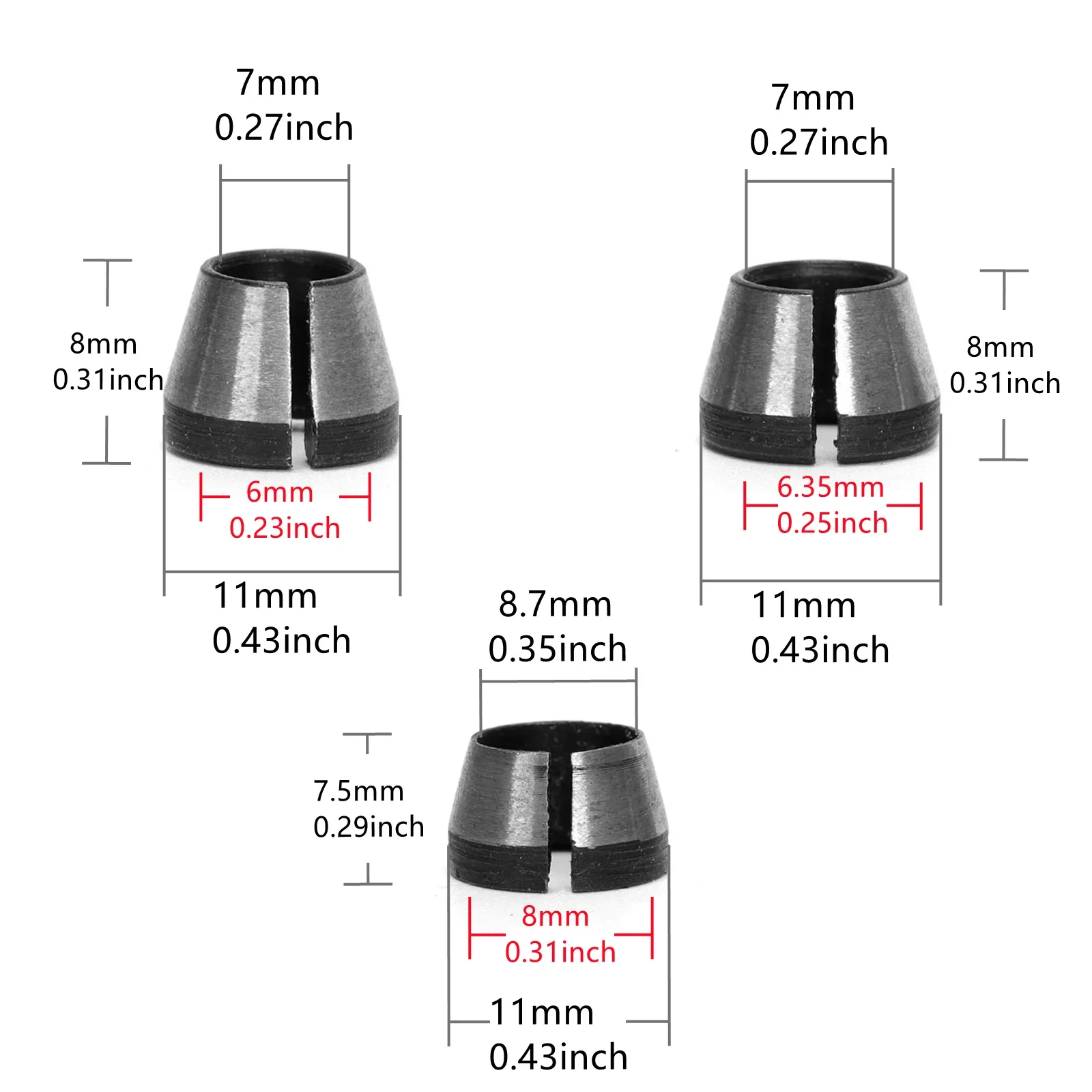 MT3 ER32 M12 Collet Chuck Set Morse Taper Holder + 6pcs - View #2