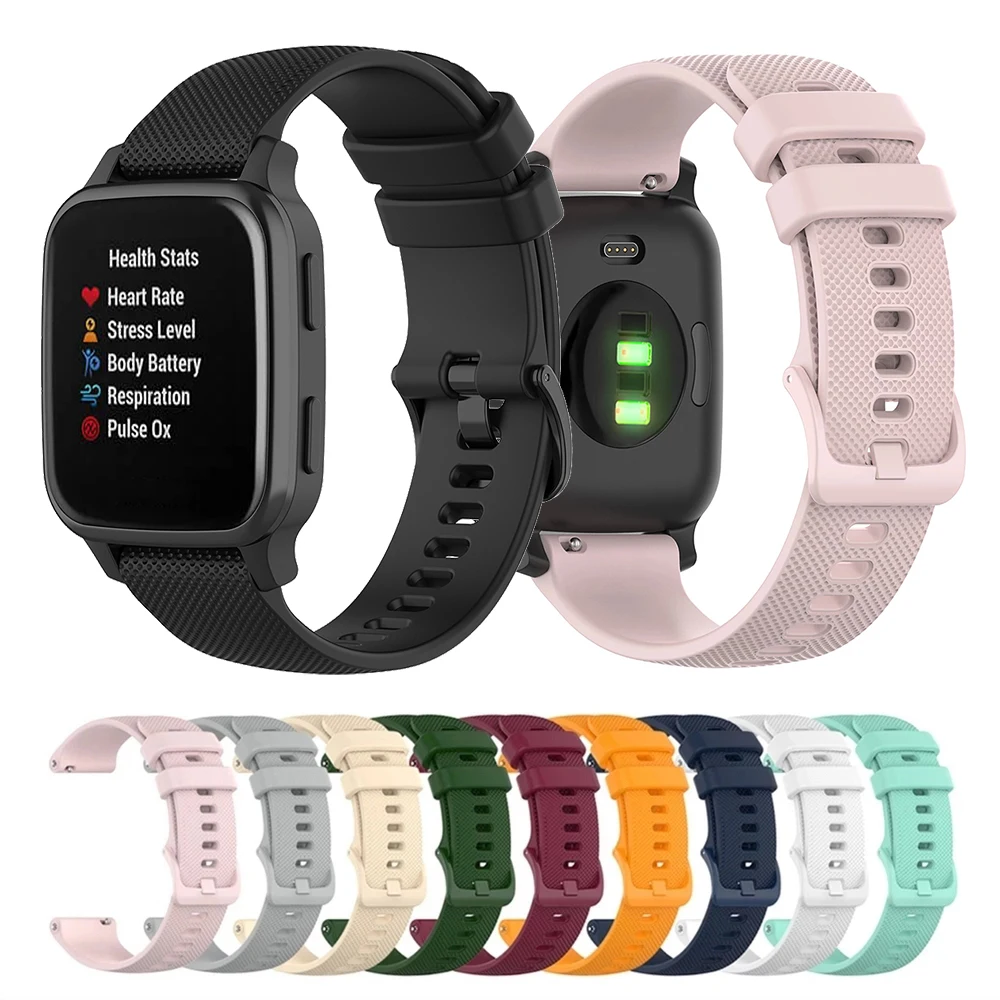 Garmin Vivoactive / Vivomove nylon gevlochten solo band - atlantische blauw