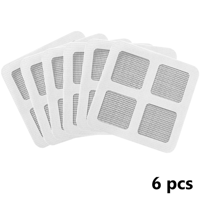 10x10cm Adhesive Anti Mosquito Fly Bug Insect Safety Fix Net Wall Patch Stickers Mesh Door Repair Window Curtain Screen