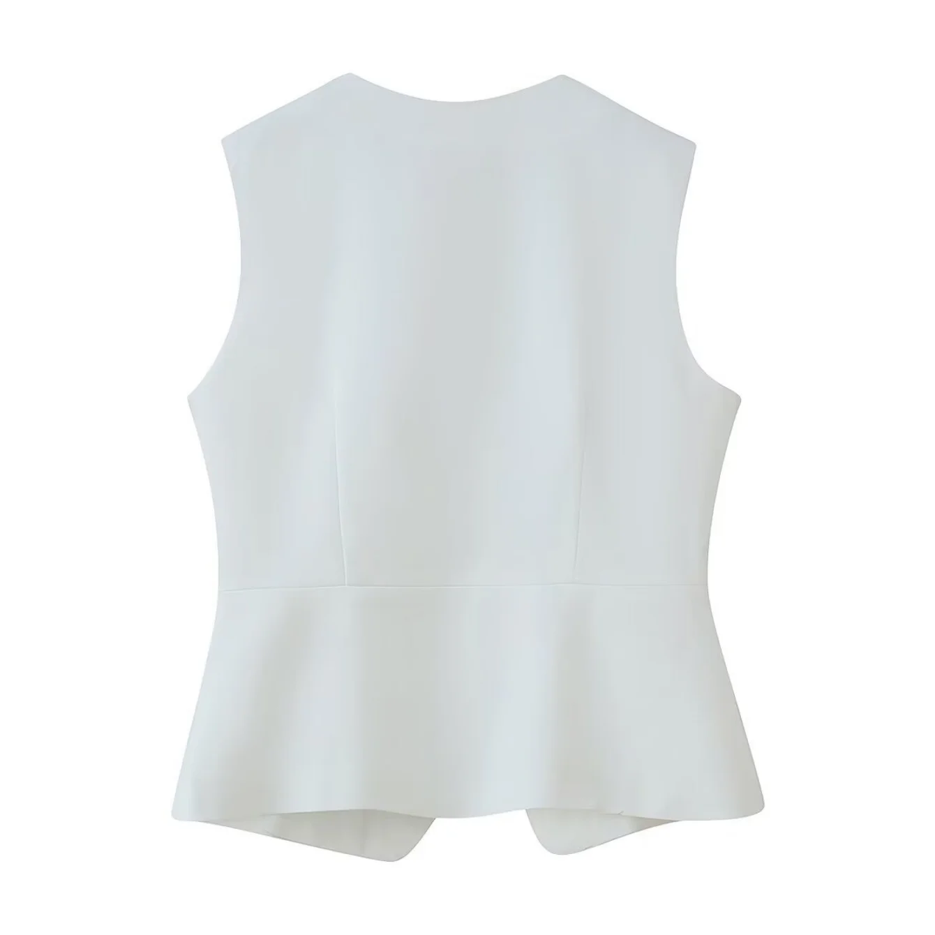 Women's Spring Autumn Daily Ol Blazers Short Vest Female Skirt Style Sleeveless Suit Vest Commuting Temperament Casual Tops