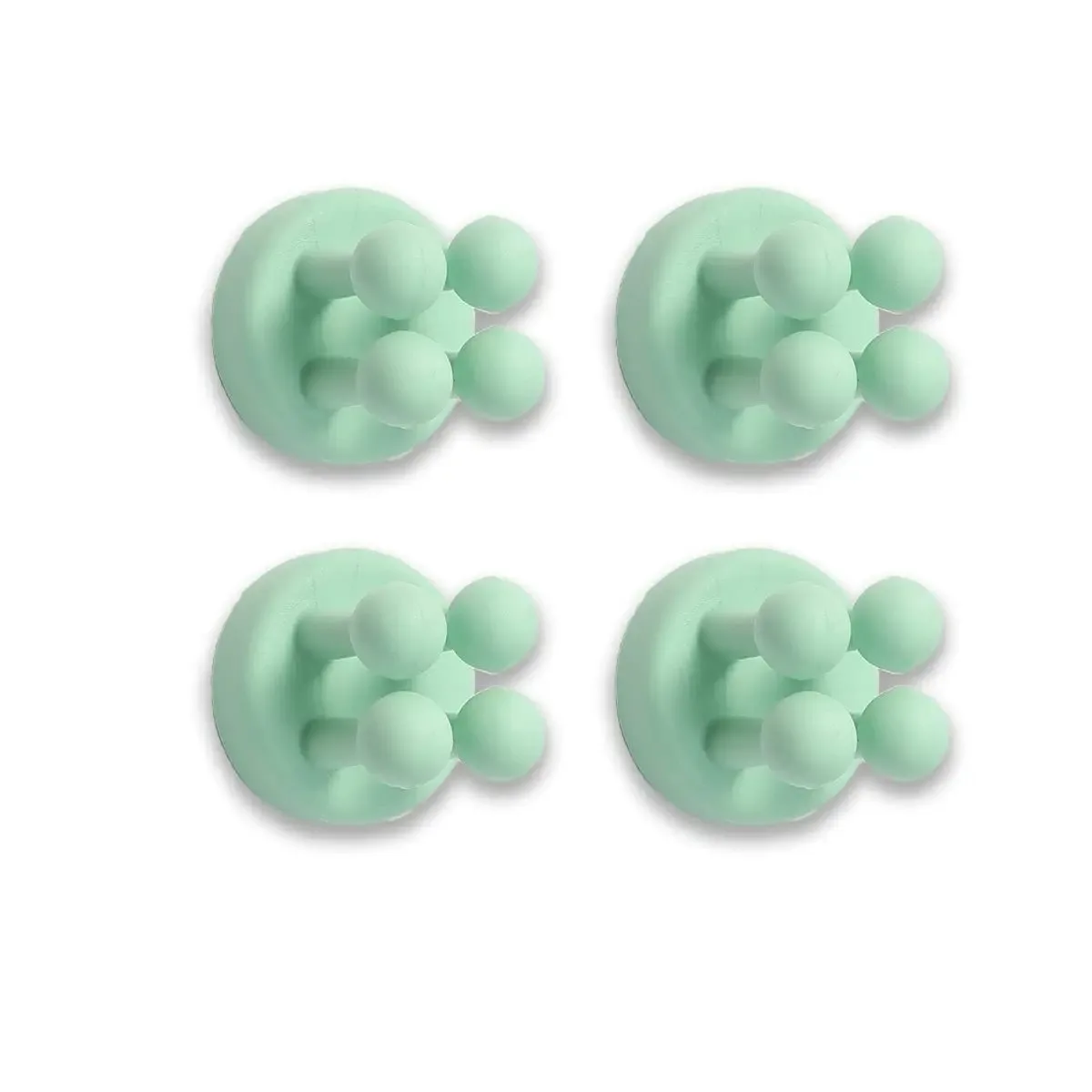 Portaspazzolini in silicone - 4 ganci adesivi da parete da appendere, per la cucina e il bagno | Leroy Merlin