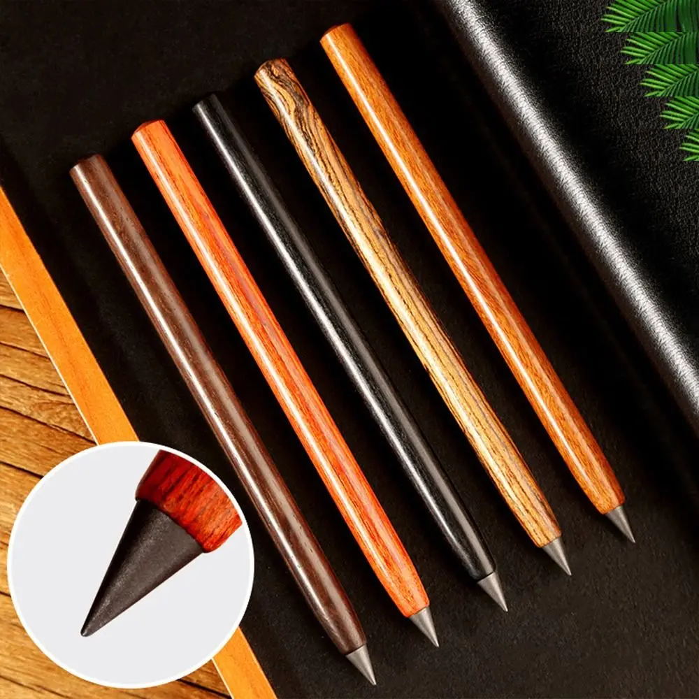 Replaceable Nib Unlimited Writing Pencil Black Technology Long Lasting Wooden Eternal Pencil Drawing No Ink Art Sketch Pencil