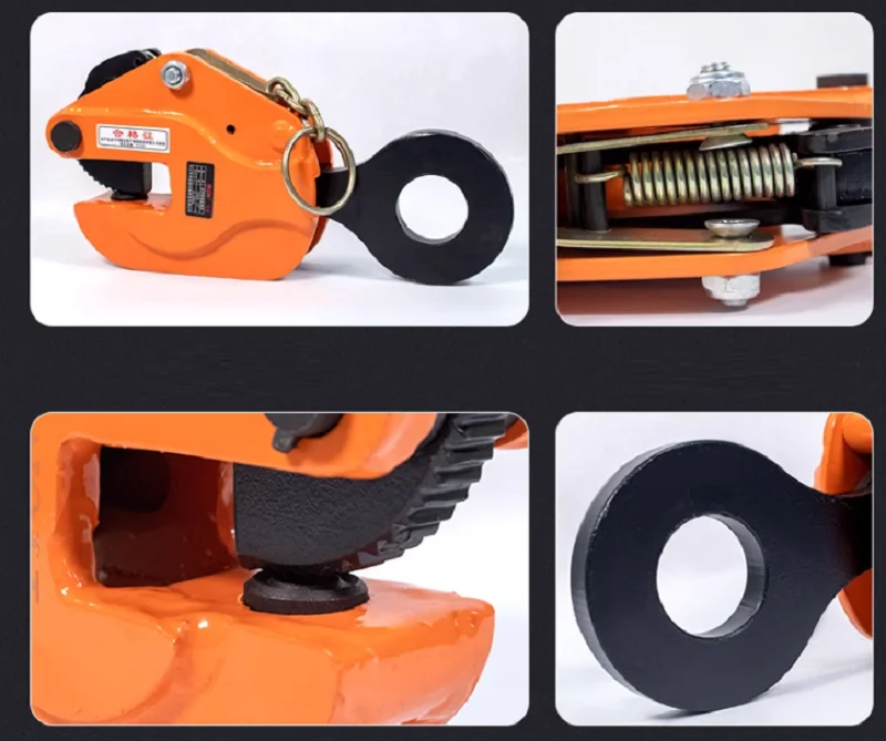 1,6-2 Tonnen CD SCDHK Typ vertikale Plattenklemme Universal Stahlblech Clip Lifter Auto Demontage Reparaturwerkzeuge – Detail 10
