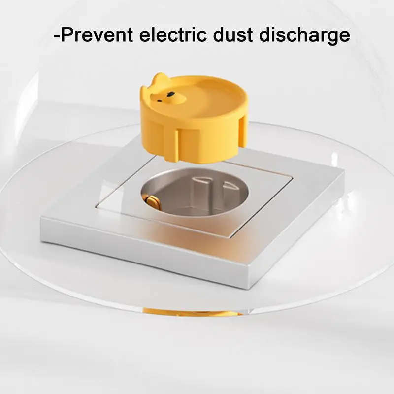 Child Proof EU Plug Silicone Covers Electrical Socket Protective Cover Children Safety Guard Anti Electric Shock Protectors