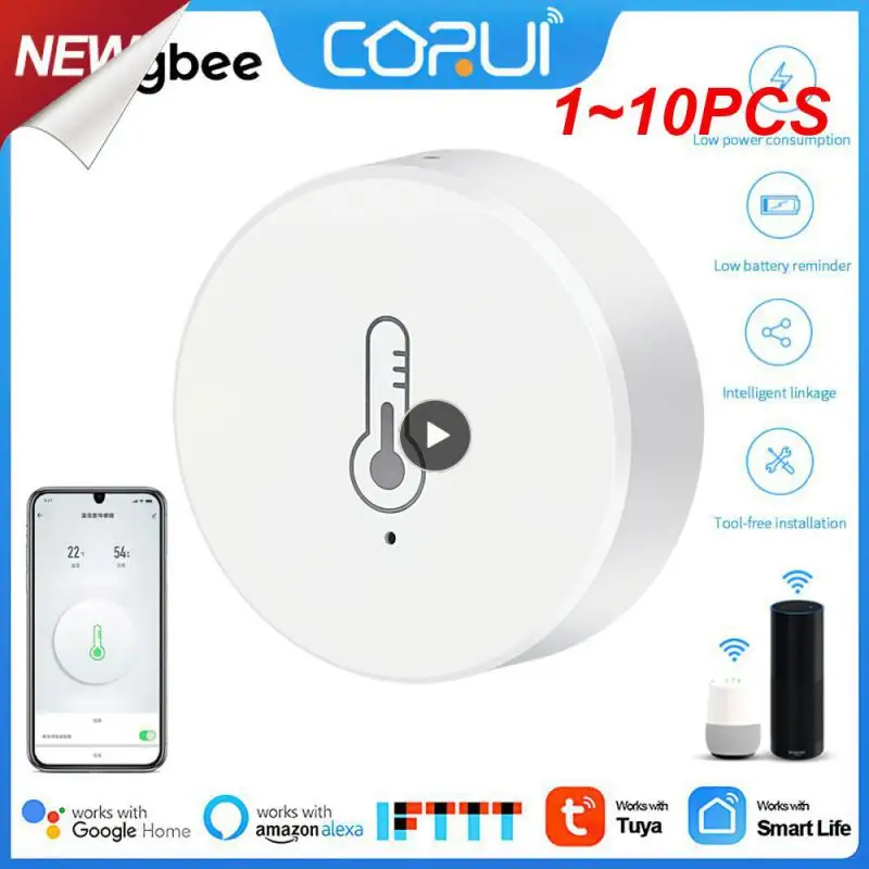

1~10PCS 1 Tuya 5 Smart Temperature And Humidit 4 3 2