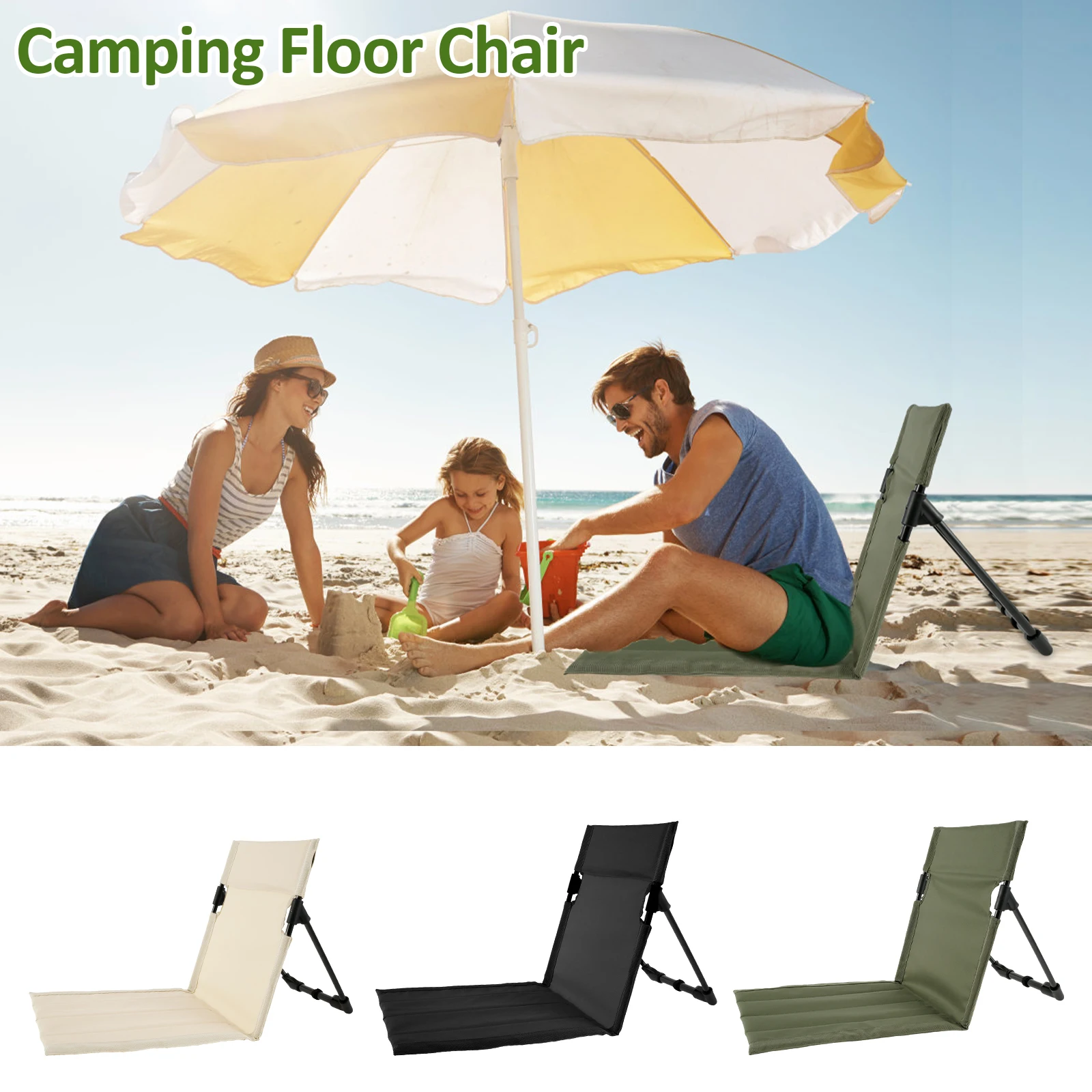 Foldable Camping Chair Ultra-Light Folding Back Chair for Camping Beach Road Trips Picnic Outdoor Garden Park Single Lazy folding chair