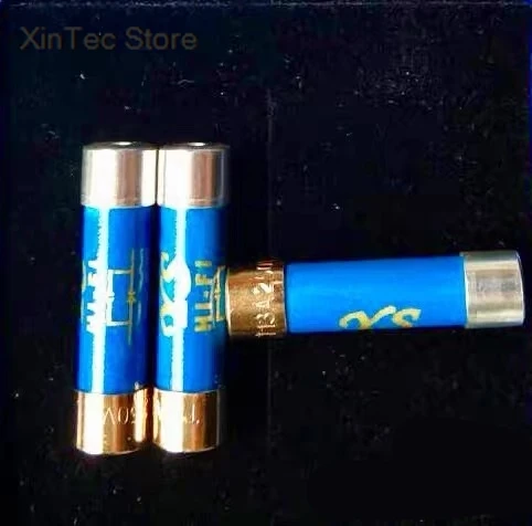 HIFI Gold Plated Silver Cap Nano Oil Immersed Fuse Audio Amplifier Tube CD Decoder Fuse 5x20mm 6x32mm 125mA-30A