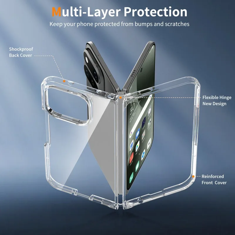 Ultra-Thin Transparent Skin-Friendly Acrylic Phone Case - Shockproof Cover